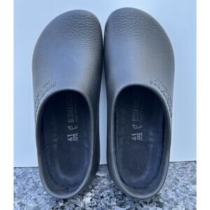 Birkenstock Clog Super-Birki Black Slip Resistant Comfort Shoe Men 8/ Wo’s 10